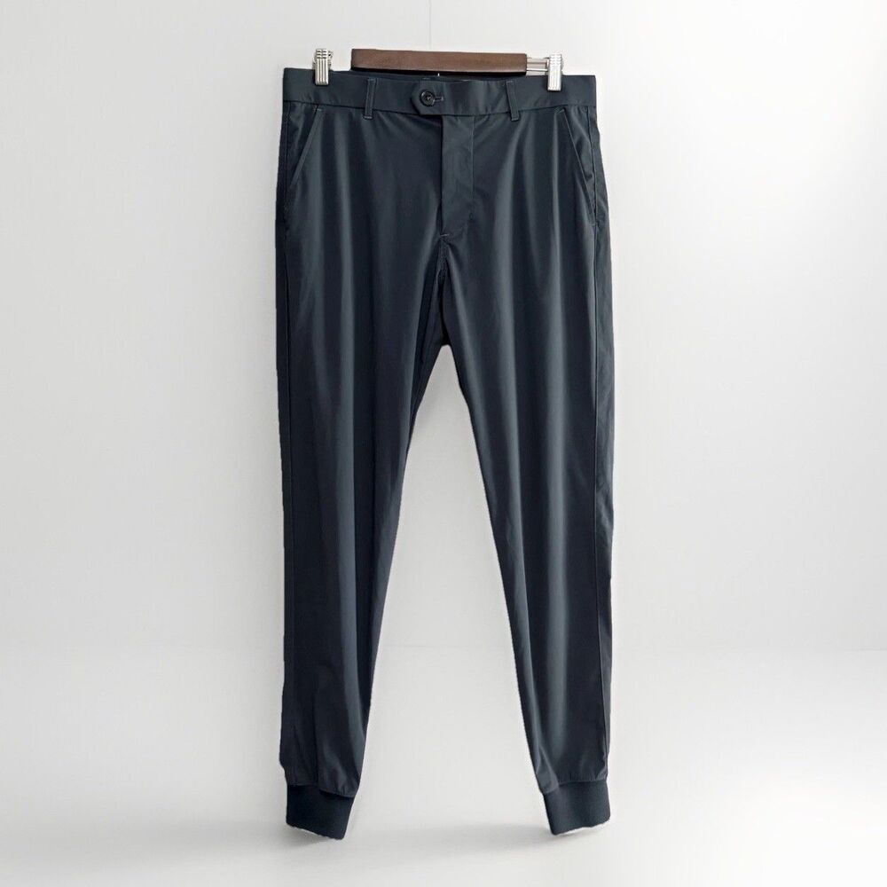 Greyson Montauk Jogger Dress Pant Men 30 Grey Performance Stretch Comfort Golf